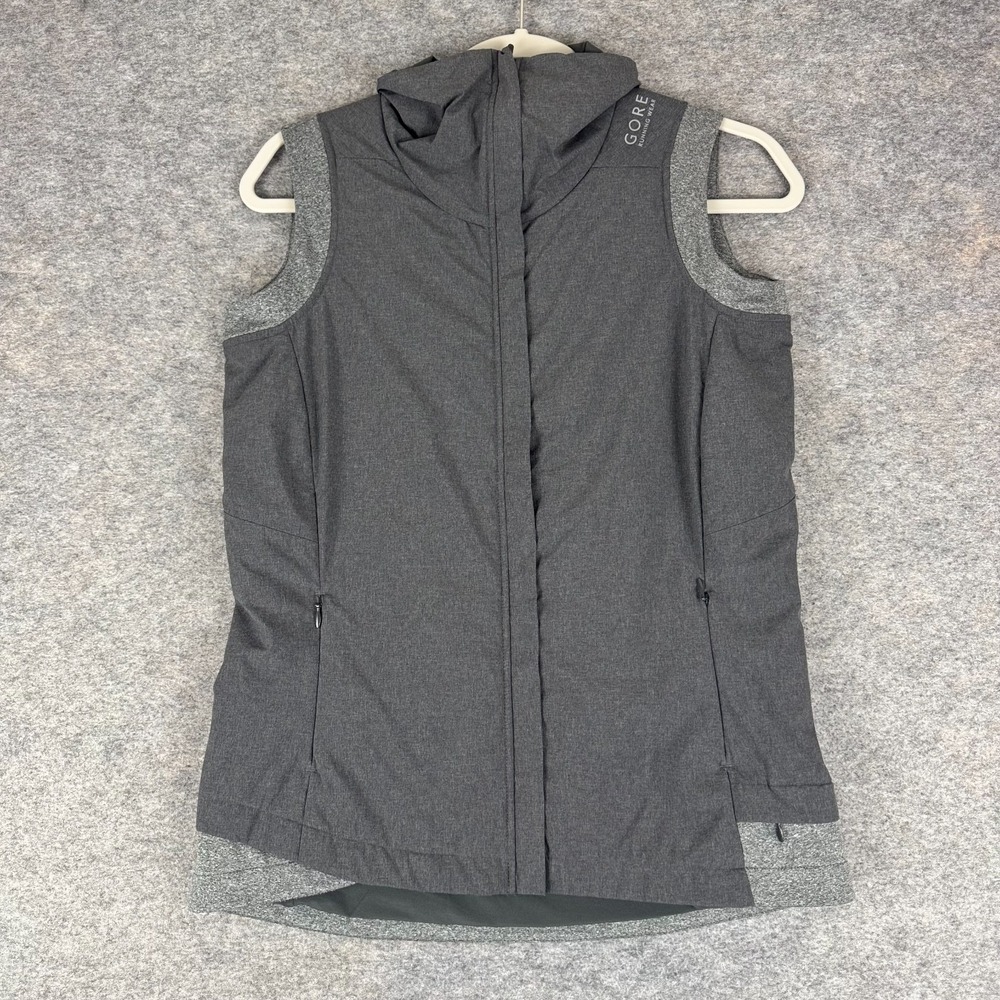 GORE Running Wear Sunlight Windstopper Vest Primaloft Gray Womens Small S